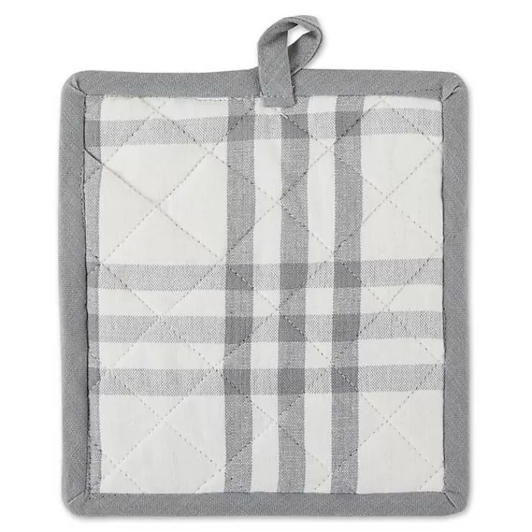 gray_plaid_eat_drink_enjoy_pc_dish_towel_set_2.webp Gray Plaid Eat Drink Enjoy 4-pc. Dish Towel Set>Kirklands Home Outlet