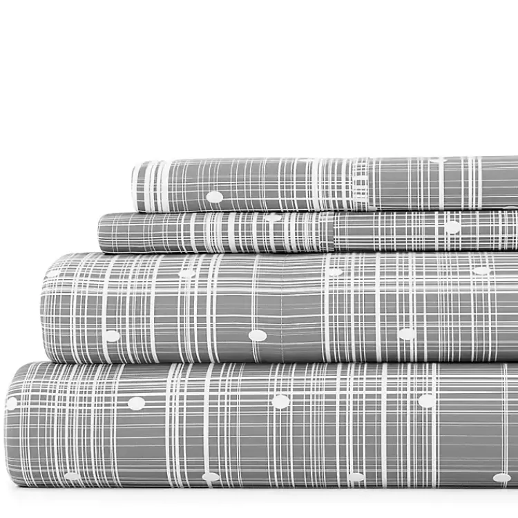 Plaid Polka Dot 3-pc. Twin Sheet Set>Kirklands Home New