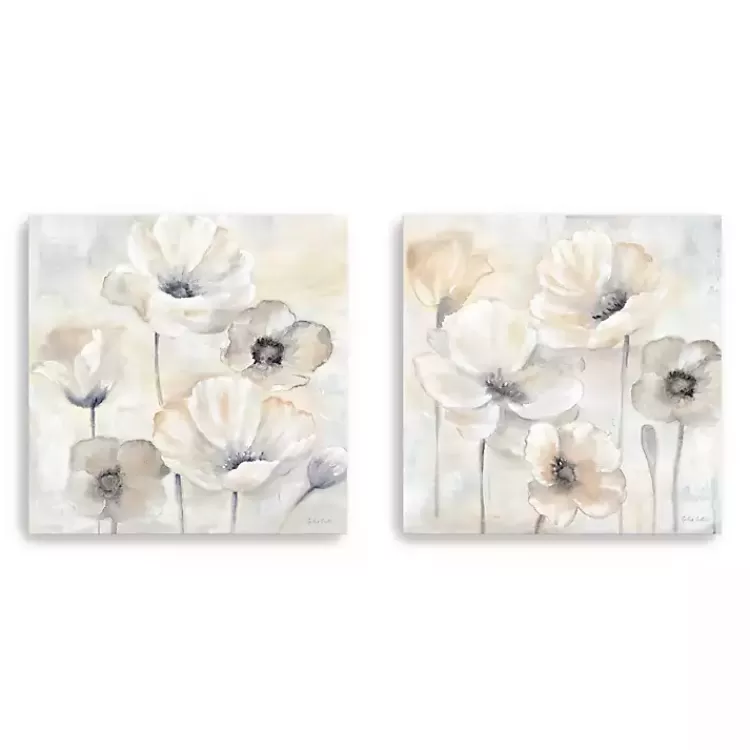 Poppy Garden 2-pc. Canvas Art Set, 30x30 in.>Kirklands Home Cheap