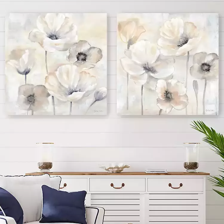 Poppy Garden 2-pc. Canvas Art Set, 30x30 in.>Kirklands Home Cheap