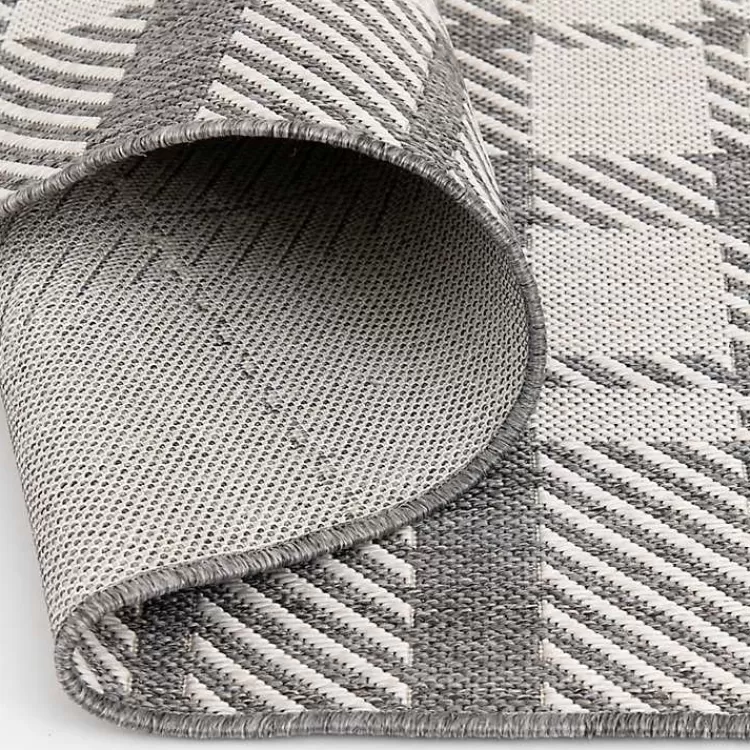 gray_priya_plaid_indooroutdoor_area_rug_x_5-1.webp Priya Plaid Indoor/Outdoor Area Rug, 7x9>Kirklands Home Best