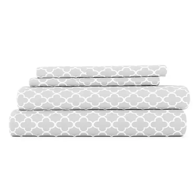 Quatrefoil 4-pc. King Sheet Set>Kirklands Home Store