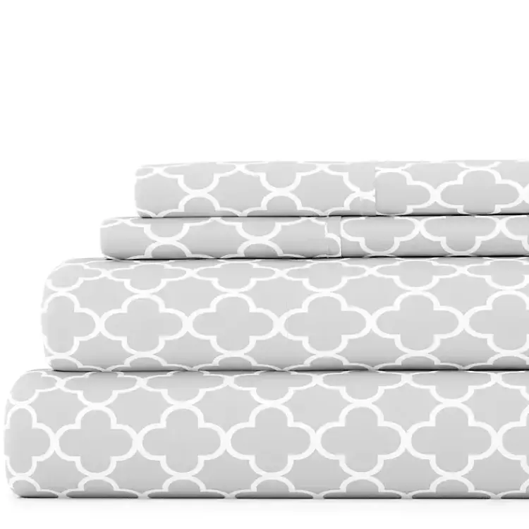 Quatrefoil 4-pc. Queen Sheet Set>Kirklands Home Shop