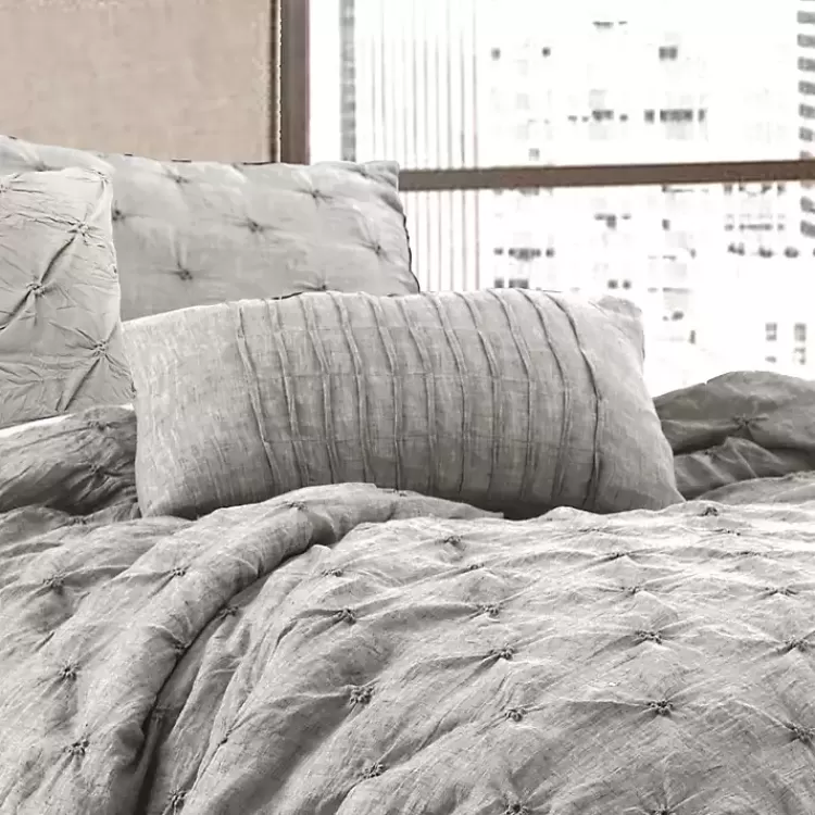 gray_ravello_pc_fullqueen_comforter_set_2.webp Ravello 5-pc. Full/Queen Comforter Set>Kirklands Home Best Sale