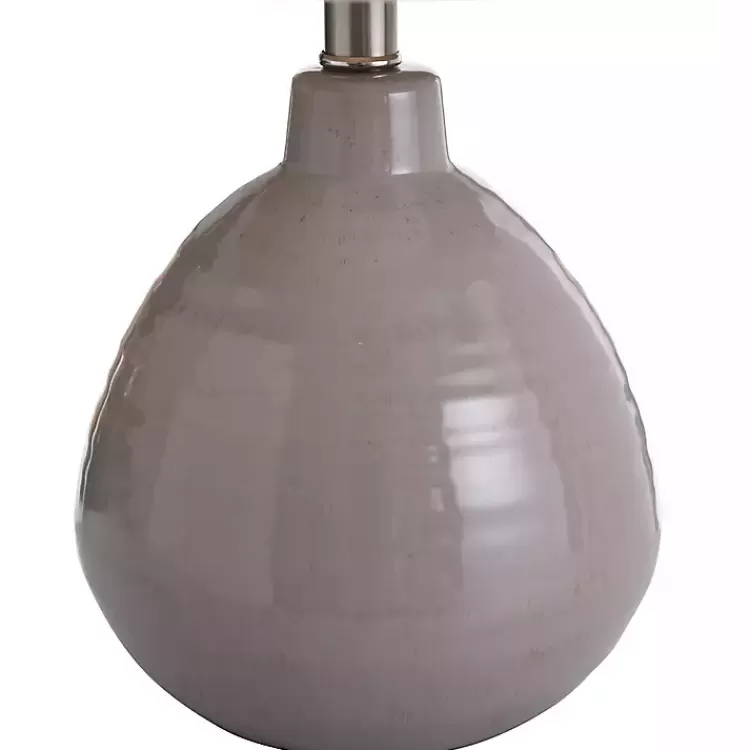 gray_ribbed_ceramic_table_lamp_4.webp Gray Ribbed Ceramic Table Lamp>Kirklands Home Fashion