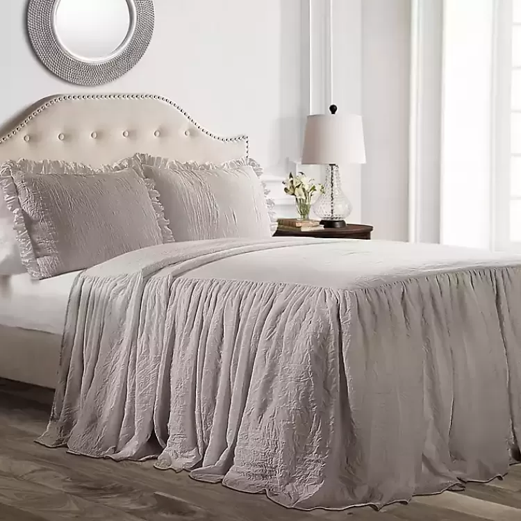 Ruffle Skirt 3-pc. King Comforter Set>Kirklands Home Online
