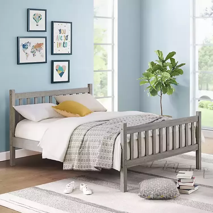Rustic Spindleback Full Bed Frame>Kirklands Home Best Sale