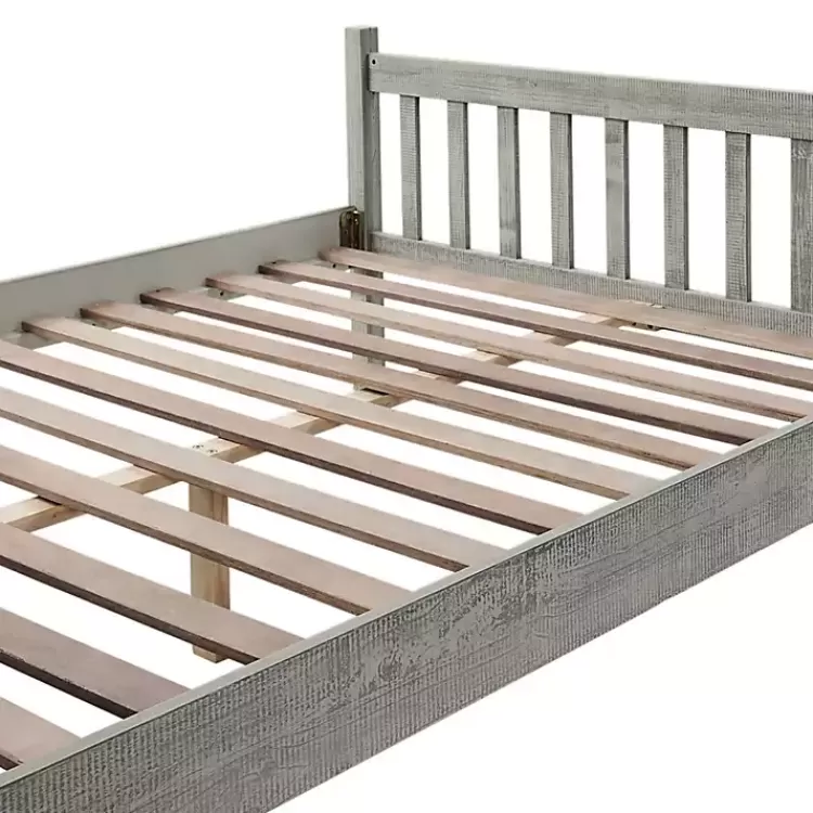 gray_rustic_spindleback_full_bed_frame_9.webp Rustic Spindleback Full Bed Frame>Kirklands Home Best Sale