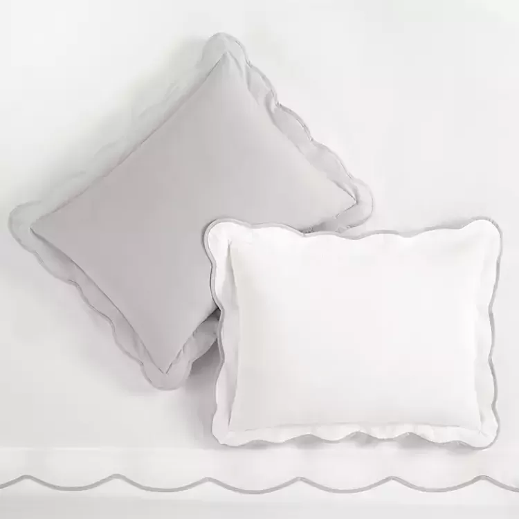 gray_scallop_edge_pc_king_duvet_cover_set_2.webp Gray Scallop Edge 3-pc. King Duvet Cover Set>Kirklands Home Shop