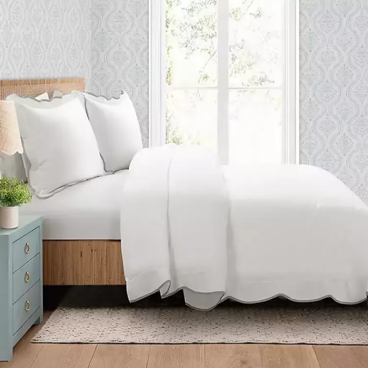 gray_scalloped_edge_pc_king_comforter_set_2.webp Gray Scalloped Edge 3-pc. King Comforter Set>Kirklands Home Best