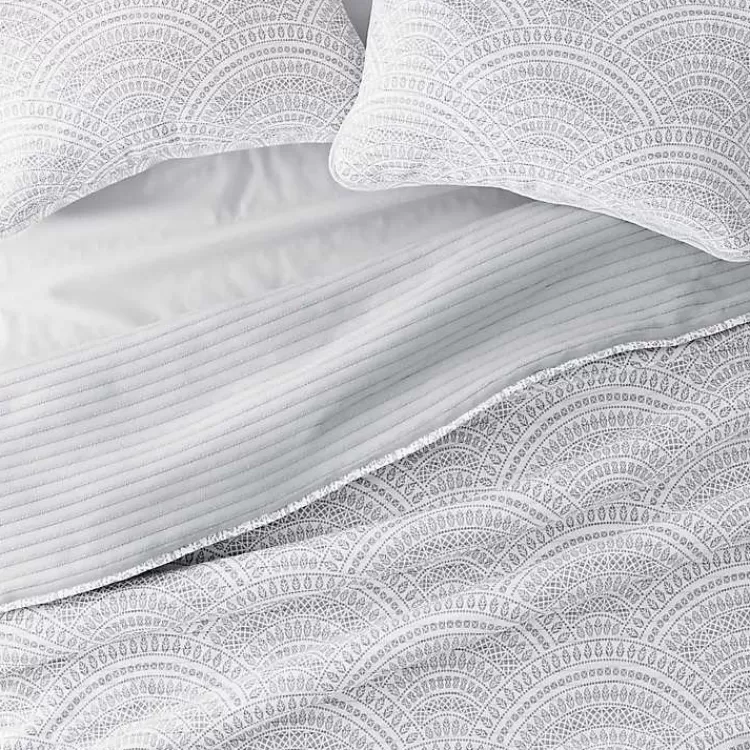 gray_scalloped_reversible_pc_king_quilt_set_4.webp Gray Scalloped Reversible 3-pc. King Quilt Set>Kirklands Home Fashion