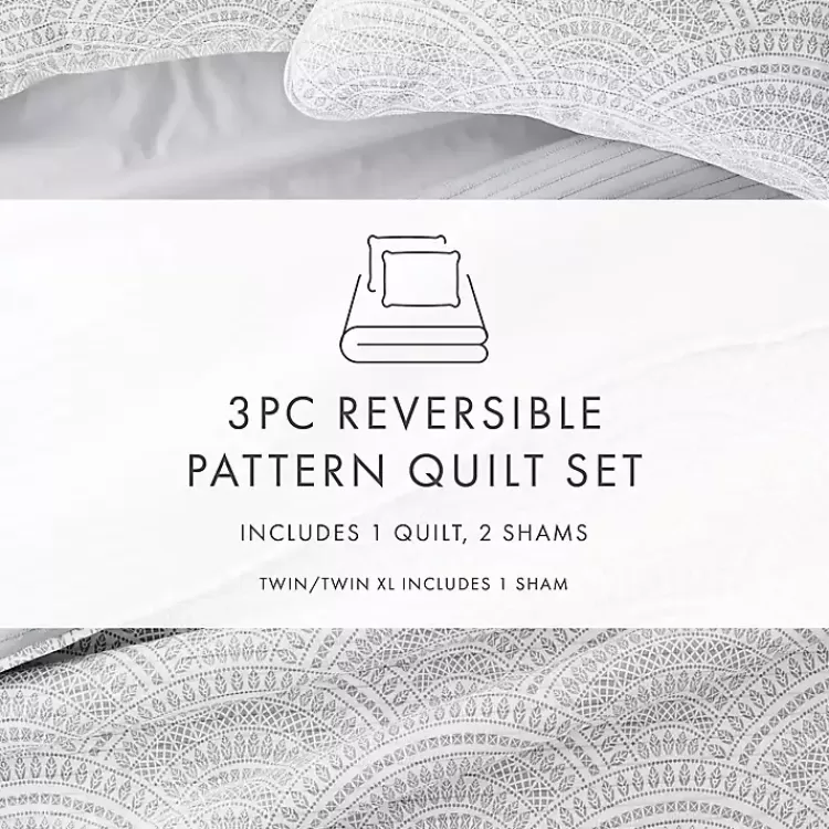 gray_scalloped_reversible_pc_twin_quilt_set_8.webp Gray Scalloped Reversible 2-pc. Twin Quilt Set>Kirklands Home Flash Sale