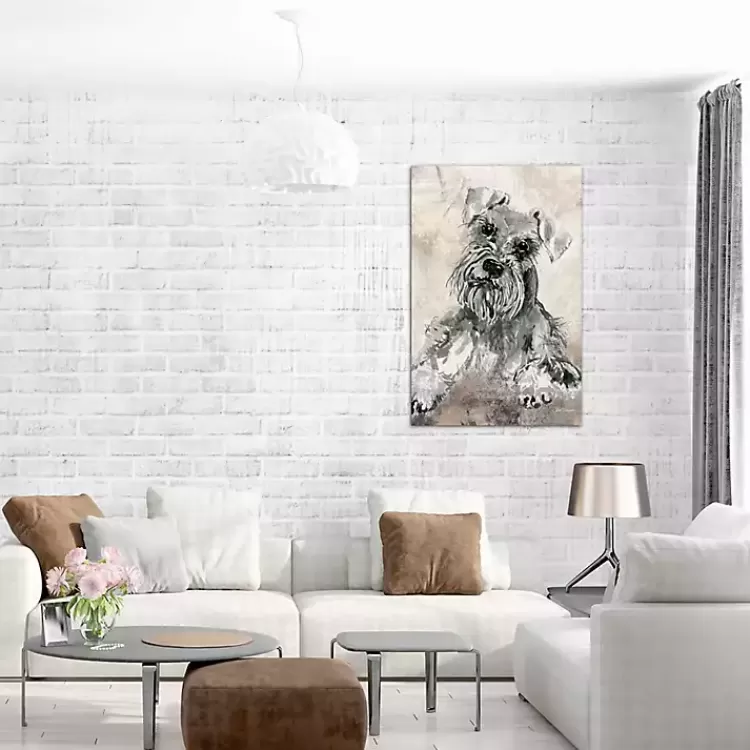 Schnauzer Canvas Art Print>Kirklands Home Cheap