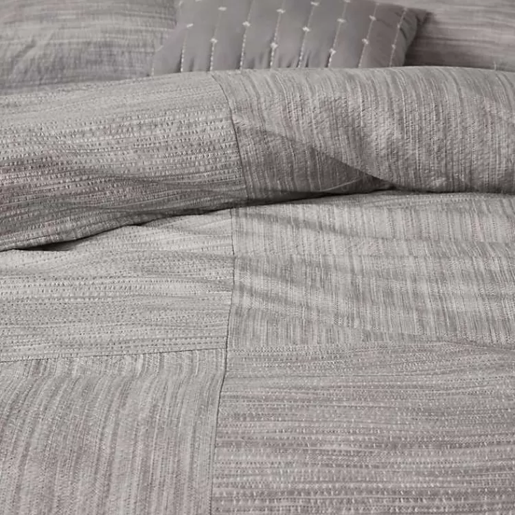 gray_seersucker_pc_king_comforter_set_7.webp Gray Seersucker 7-pc. King Comforter Set>Kirklands Home Clearance