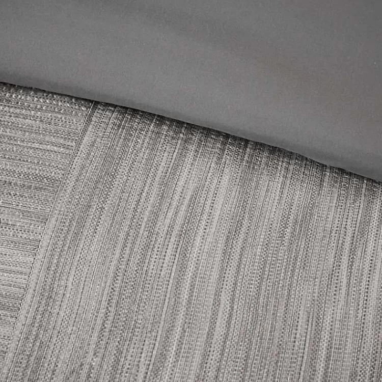 gray_seersucker_pc_king_comforter_set_8.webp Gray Seersucker 7-pc. King Comforter Set>Kirklands Home Clearance