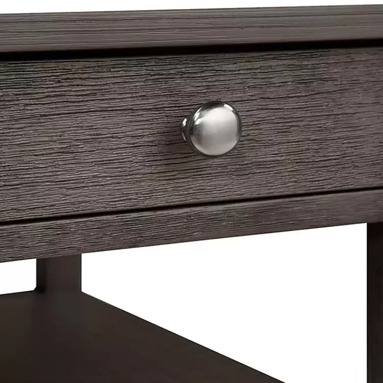 gray_shelf_charging_accent_table_5.webp 2-Shelf Charging Accent Table>Kirklands Home New