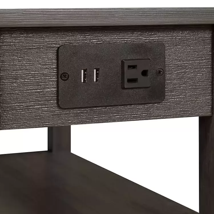gray_shelf_charging_accent_table_6.webp 2-Shelf Charging Accent Table>Kirklands Home New