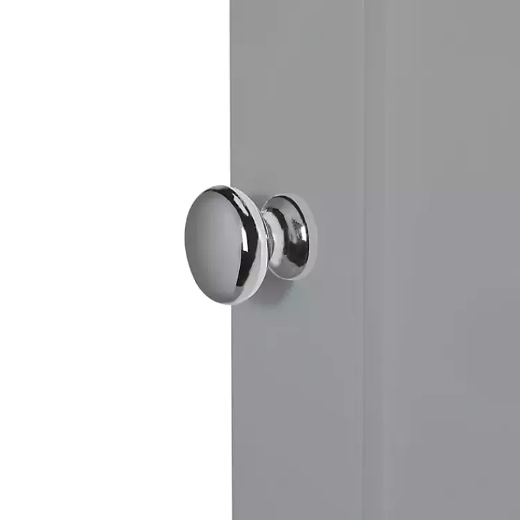 gray_single_door_drawer_cabinet_5.webp Single Door 3-Drawer Cabinet>Kirklands Home Online