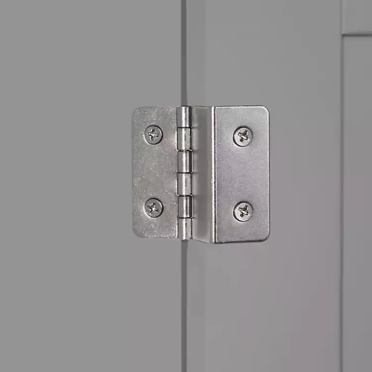 gray_single_door_drawer_cabinet_6.webp Single Door 3-Drawer Cabinet>Kirklands Home Online