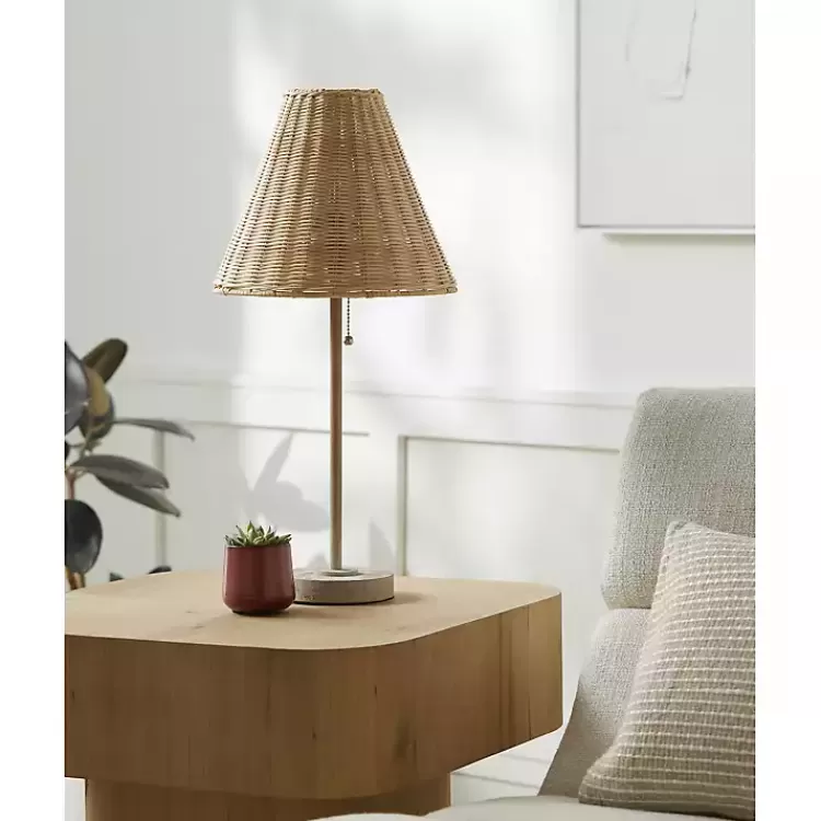 Sirocco Table Lamp with Rattan Shade>Kirklands Home Hot