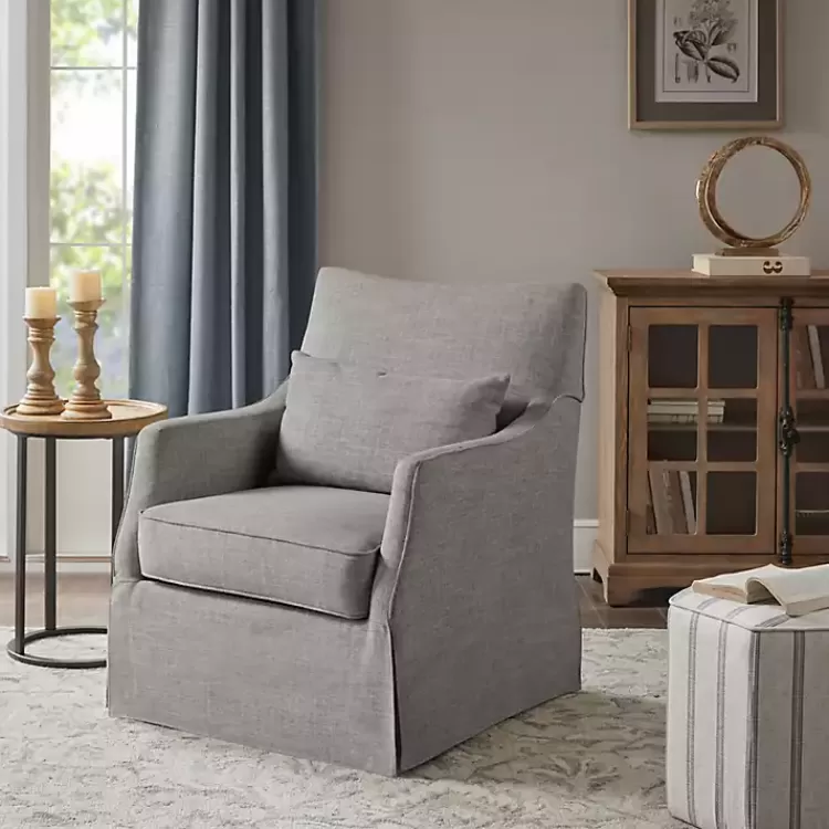Skirted Swivel Martha Stewart Accent Chair>Kirklands Home Best Sale