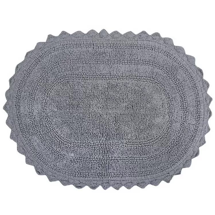 Small Crochet Oval Bath Mat>Kirklands Home Best