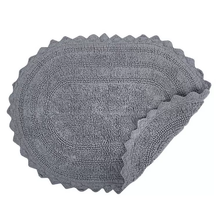 Small Crochet Oval Bath Mat>Kirklands Home Best