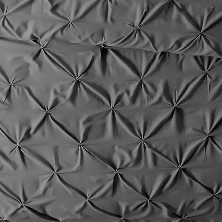 gray_soft_pinched_pc_king_duvet_cover_set_2.webp Soft Pinched 3-pc. King Duvet Cover Set>Kirklands Home Cheap