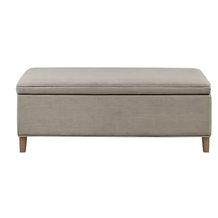 gray_softclose_storage_bench_2.webp Soft-Close Storage Bench>Kirklands Home Outlet