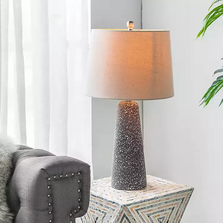 gray_speckled_stone_table_lamp_9.webp Gray Speckled Stone Table Lamp>Kirklands Home Best
