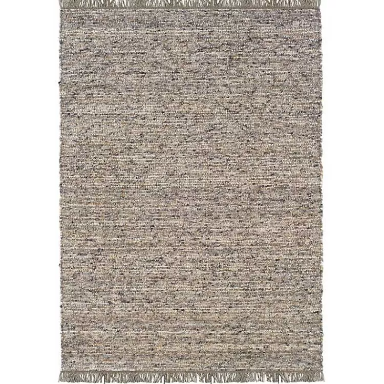 Speckled Woven Wool and Jute Area Rug, 7x10>Kirklands Home Shop