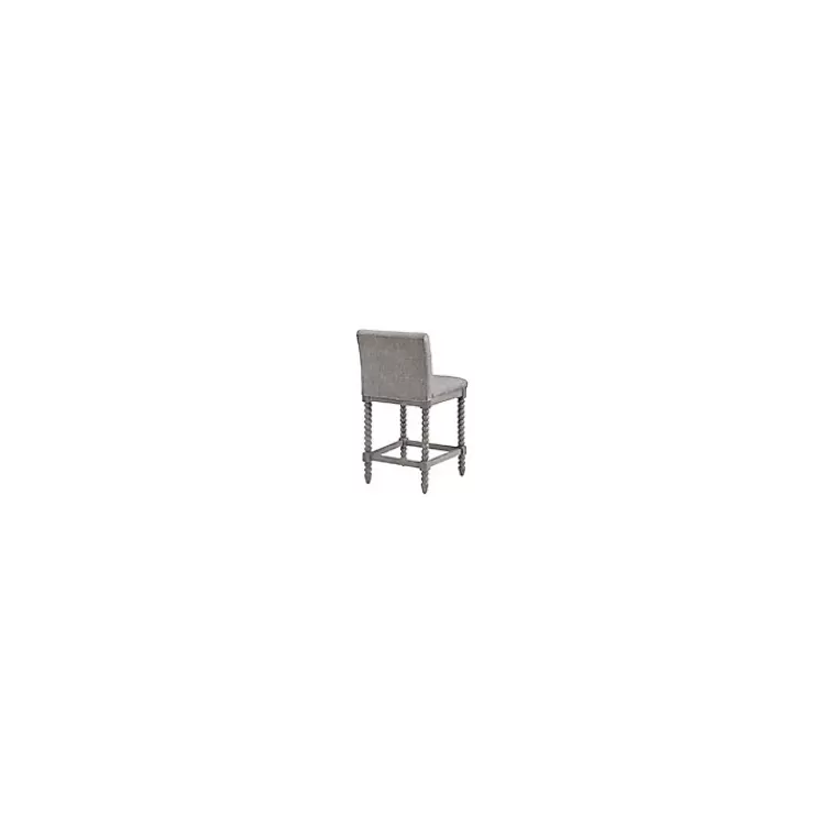 gray_spindle_legs_counter_stool_2.webp Spindle Legs Counter Stool>Kirklands Home Hot