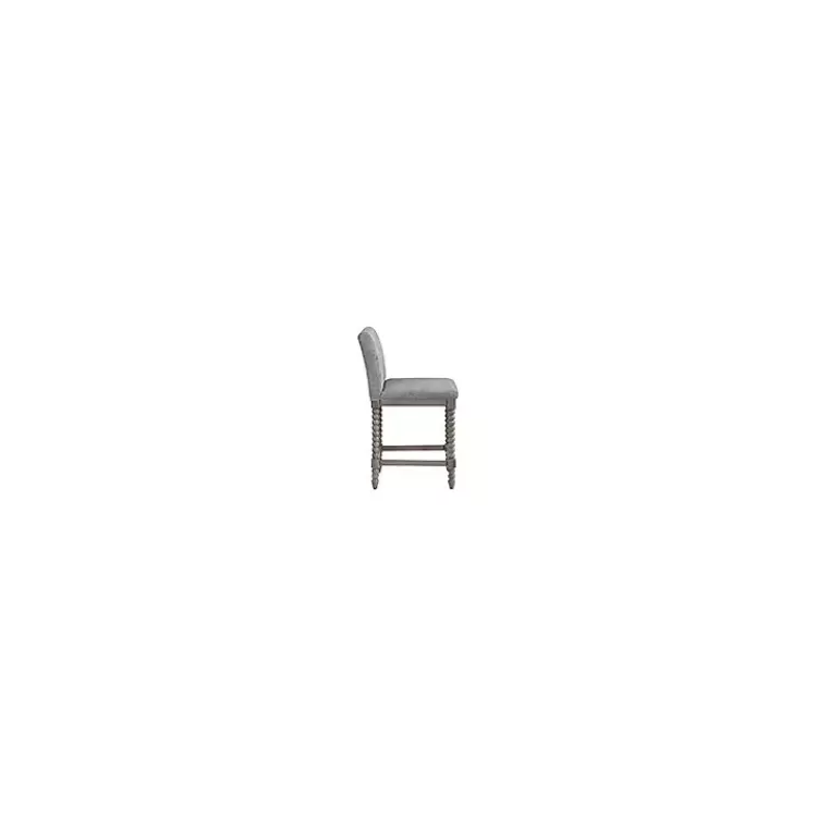 gray_spindle_legs_counter_stool_3.webp Spindle Legs Counter Stool>Kirklands Home Hot
