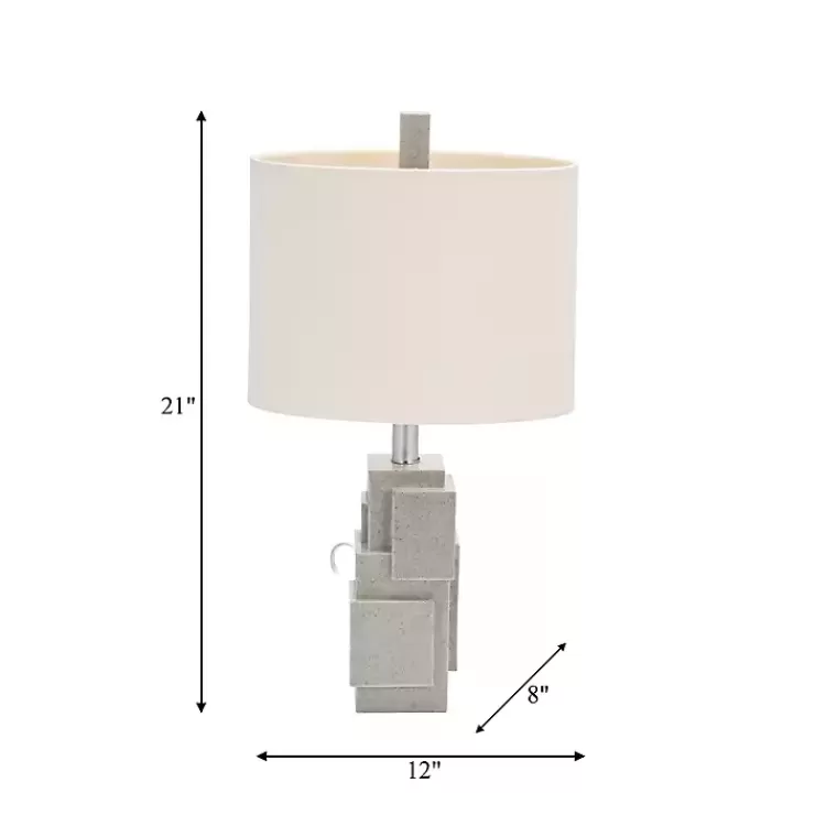 gray_stacked_blocks_table_lamp_7.webp Gray Stacked Blocks Table Lamp>Kirklands Home Cheap