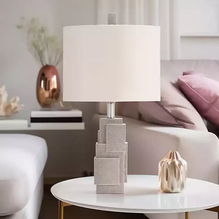 gray_stacked_blocks_table_lamp_9.webp Gray Stacked Blocks Table Lamp>Kirklands Home Cheap