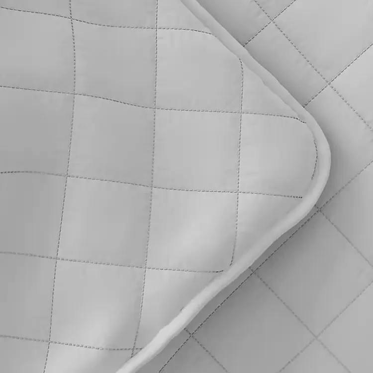 gray_stitched_diamond_pc_twin_quilt_set_4.webp Stitched Diamond 2-pc. Twin Quilt Set>Kirklands Home Discount