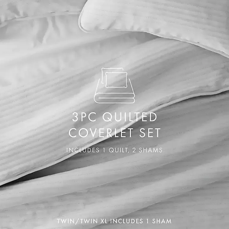 gray_stitched_stripes_pc_twin_quilt_set_7.webp Stitched Stripes 2-pc. Twin Quilt Set>Kirklands Home Store