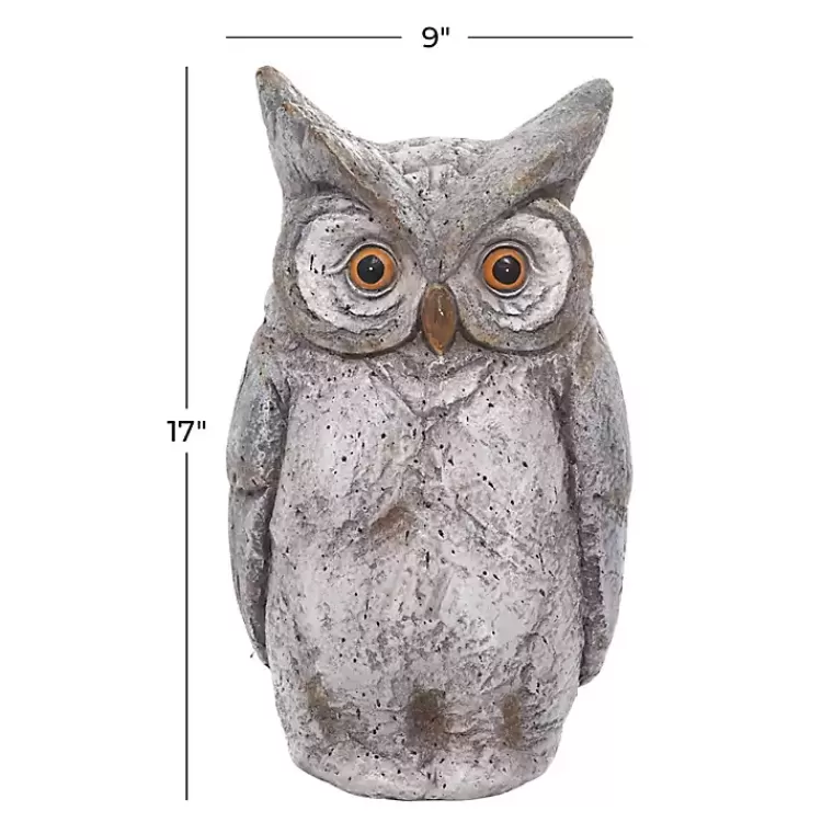 gray_stone_owl_statue_4.webp Stone Owl Statue>Kirklands Home Discount
