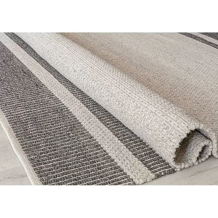 gray_striped_border_area_rug_3.webp Gray Striped Border Area Rug>Kirklands Home Fashion
