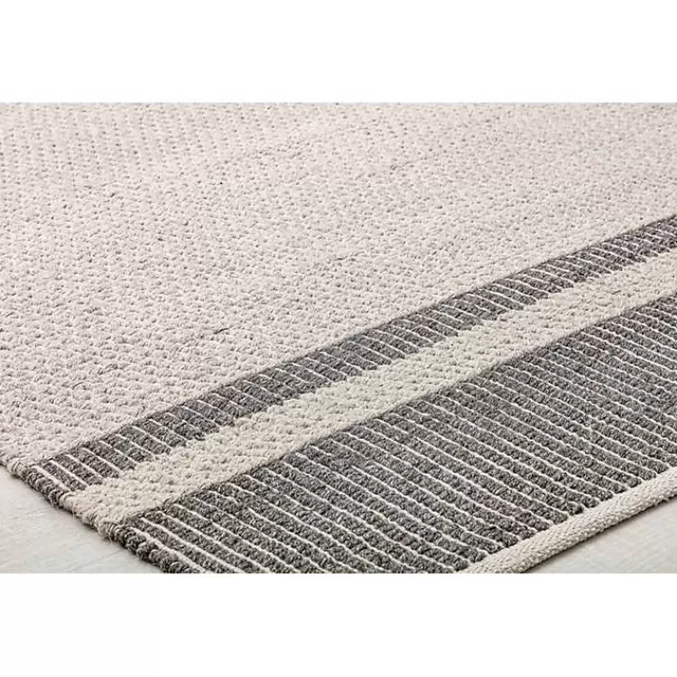 gray_striped_border_area_rug_4.webp Gray Striped Border Area Rug>Kirklands Home Fashion