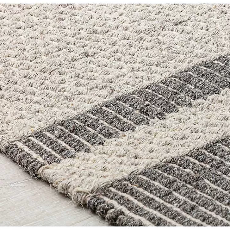 gray_striped_border_area_rug_5.webp Gray Striped Border Area Rug>Kirklands Home Fashion