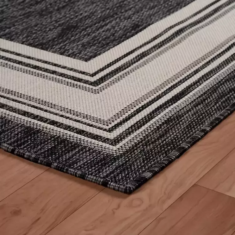 gray_striped_border_outdoor_area_rug_x_2.webp Gray Striped Border Outdoor Area Rug, 7x9>Kirklands Home Discount