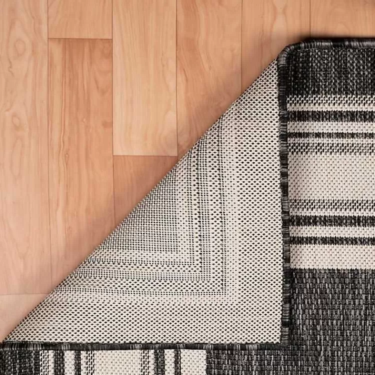 gray_striped_border_outdoor_area_rug_x_3.webp Gray Striped Border Outdoor Area Rug, 7x9>Kirklands Home Discount