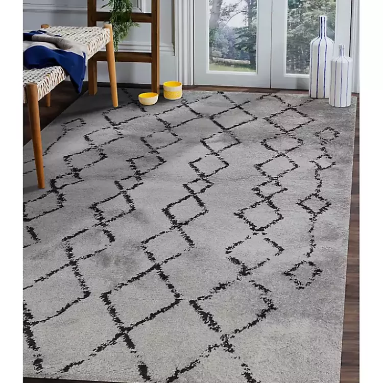 gray_striped_diamond_area_rug_x_7.webp Striped Diamond Area Rug, 8x10>Kirklands Home Sale