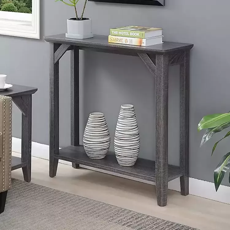 Tapered Legs Rustic Console Table>Kirklands Home Sale