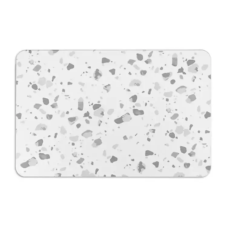 Gray Terrazzo Stone Bath Mat>Kirklands Home Online