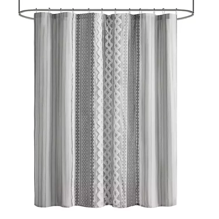 Textured Chenille Shower Curtain>Kirklands Home Flash Sale