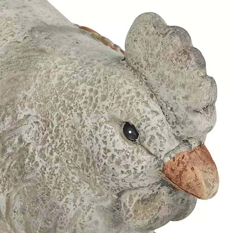 gray_textured_chicken_statue_2.webp Textured Chicken Statue>Kirklands Home Clearance