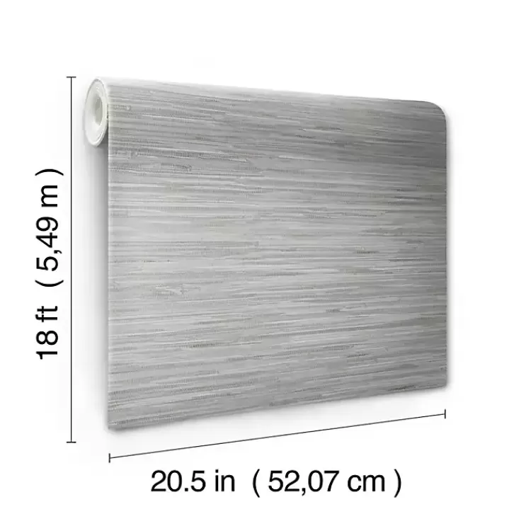 gray_textured_grassweave_peel__stick_wallpaper_7.webp Textured Grassweave Peel & Stick Wallpaper>Kirklands Home Online
