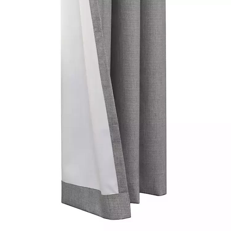 gray_thatched_blackout_curtain_panel__in_4.webp Thatched Blackout Curtain Panel, 95 in.>Kirklands Home Discount